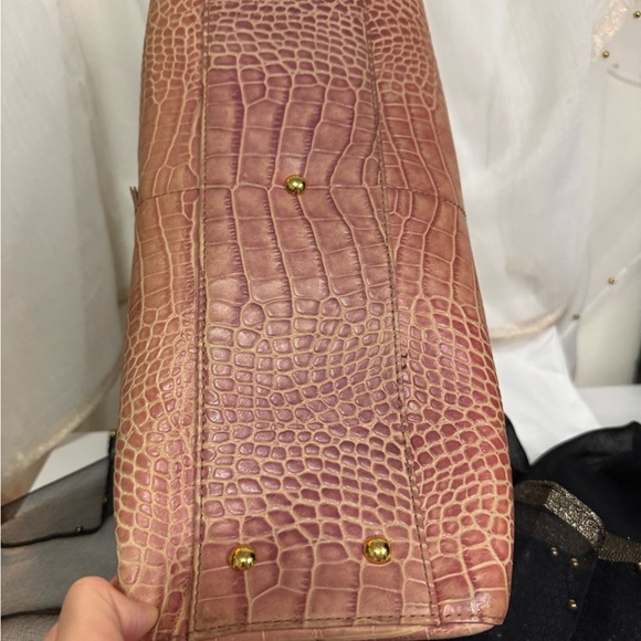 MCM Chic Pink Crocodile-Embossed  Bag - Picture 9 of 15